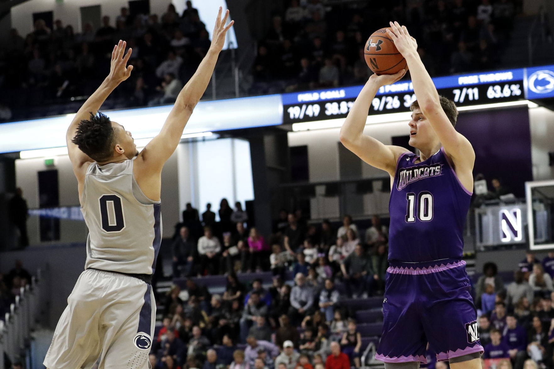 Northwestern forward Miller Kopp